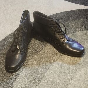 St. John's Bay Black Lace-Up Boots